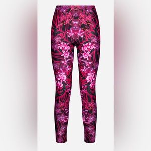 Versace Orchid Print Leggings